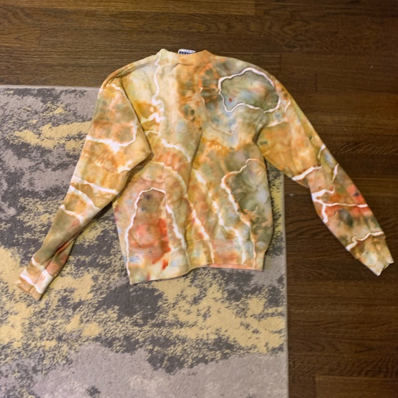 Awesome Tie Dyed and Printed Joshua Tree National Park Sweatshirt Small - Picture 4 of 6